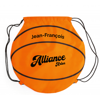 Sac à dos ballon de basket - Avec personnalisation.