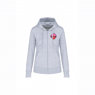 Sweat à capuche zippé femme